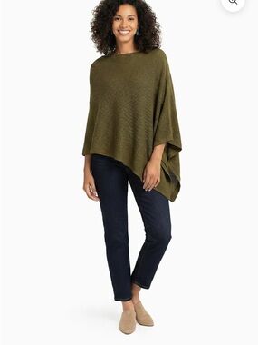 Women's Olive Knit Wrap for breastfeeding - mesh design so baby can see out